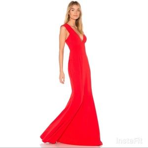 Long Red JAYGODFREY Dress